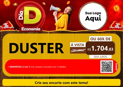 Modelo de Cartaz para Cartaz A4 Horizontal