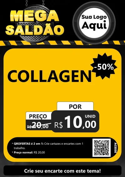 Modelo de Cartaz para Cartaz A4 Vertical