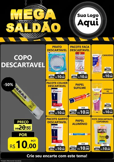 Modelo de Encarte para Encarte A4 Vertical