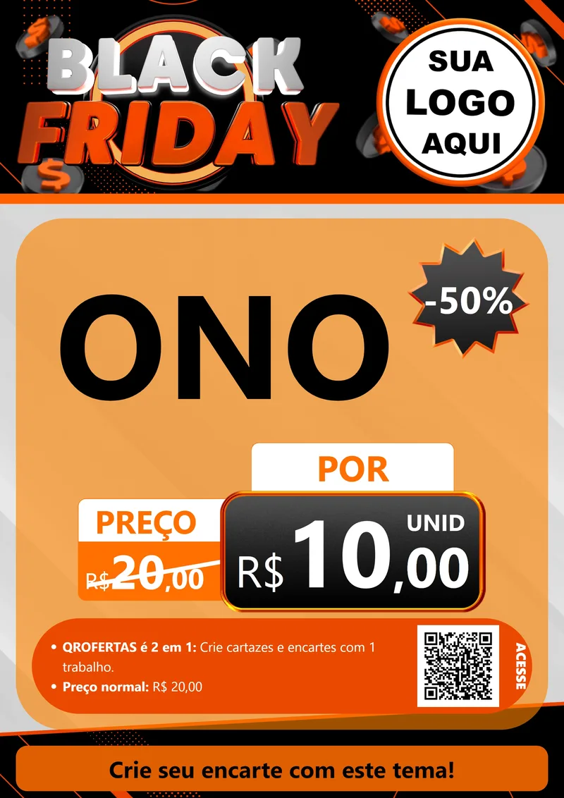 Modelo de Cartaz para Cartaz A4 Vertical com o tema Black Friday para Óticas