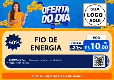 Modelo de Cartaz para Cartaz A4 Horizontal