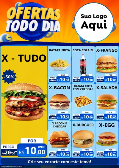 Modelo de Encarte para Encarte A4 Vertical