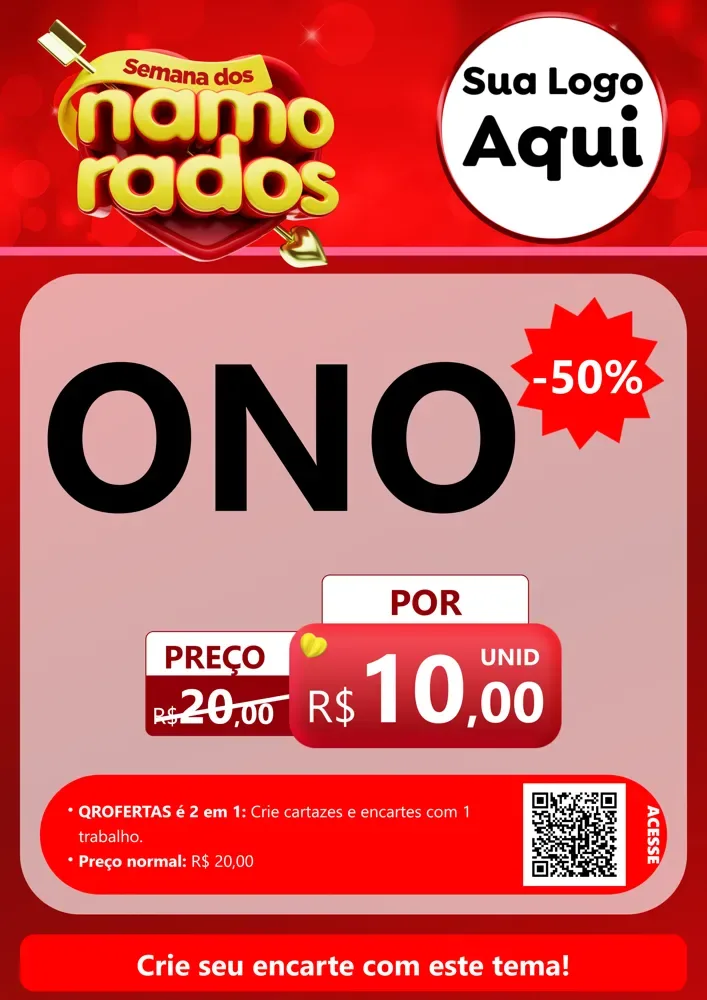 Modelo de Cartaz para Cartaz A4 Vertical com o tema Semana dos namorados para Óticas