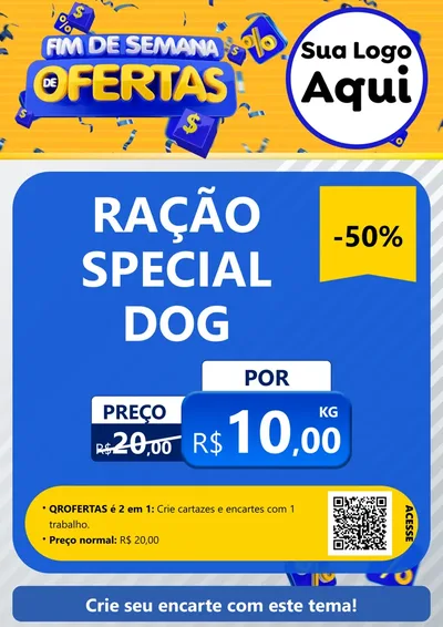 Modelo de Cartaz para Cartaz A4 Vertical