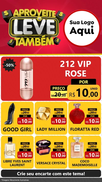 Modelo de Rede Social para Stories com o tema Aproveite e Leve Também para Perfumes