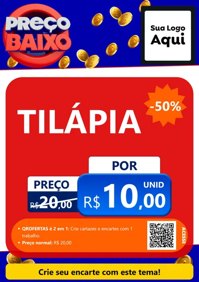 Modelo de Cartaz para Cartaz A4 Vertical