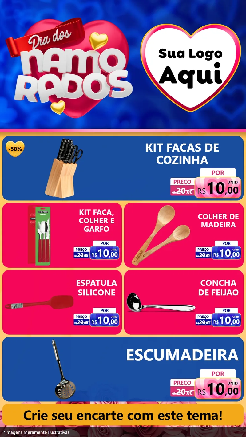Modelo de TV para TV Vertical com o tema Dia dos namorados para Utilidades Domésticas