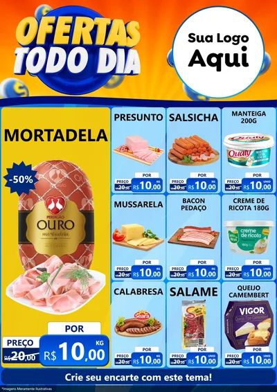 Modelo de Encarte para Encarte A4 Vertical