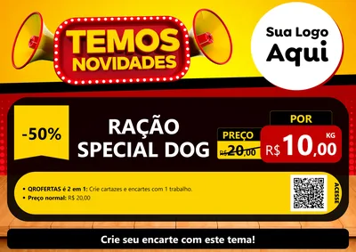 Modelo de Cartaz para Cartaz A4 Horizontal