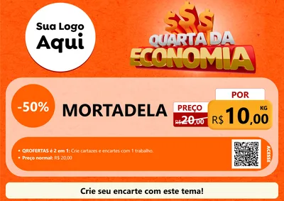Modelo de Cartaz para Cartaz A4 Horizontal