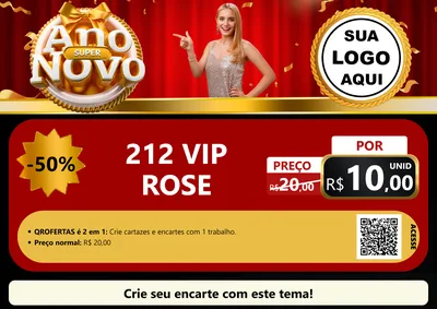 Modelo de Cartaz para Cartaz A4 Horizontal com o tema Super Ano Novo para Perfumes