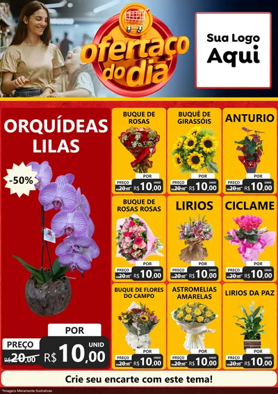 Modelo de Encarte para Encarte A4 Vertical
