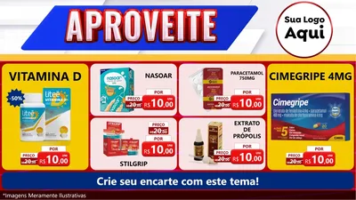 Modelo de TV para TV Horizontal com o tema Aproveite para Farmácia