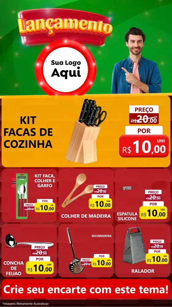 Modelo de Rede Social para Stories com o tema Lançamento para Utilidades Domésticas