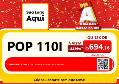 Modelo de Cartaz para Cartaz A4 Horizontal
