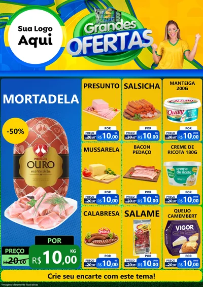 Modelo de Encarte para Encarte A4 Vertical