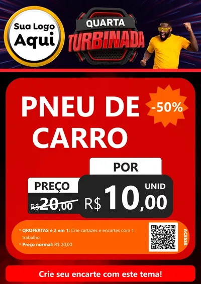 Modelo de Cartaz para Cartaz A4 Vertical