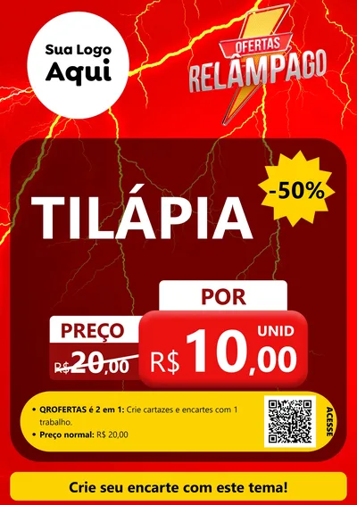 Modelo de Cartaz para Cartaz A4 Vertical