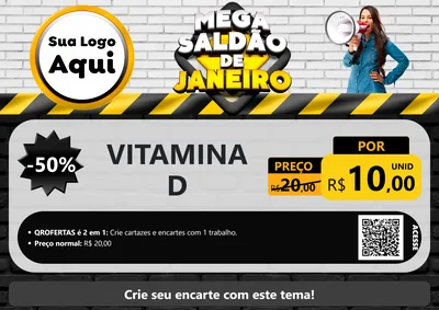 Modelo de Cartaz para Cartaz A4 Horizontal