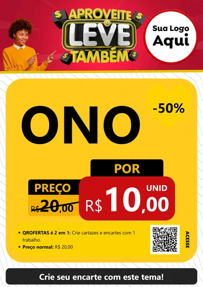 Modelo de Cartaz para Cartaz A4 Vertical com o tema Aproveite e Leve Também para Óticas