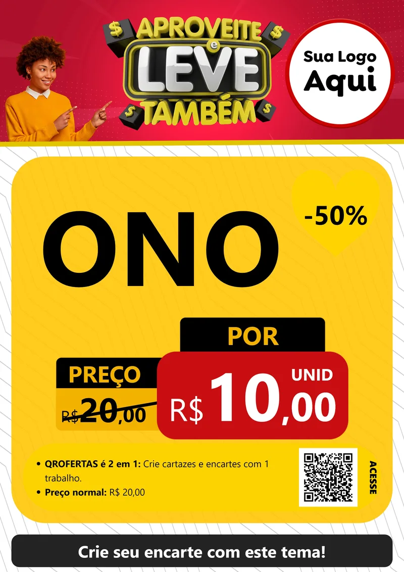 Modelo de Cartaz para Cartaz A4 Vertical com o tema Aproveite e Leve Também para Óticas