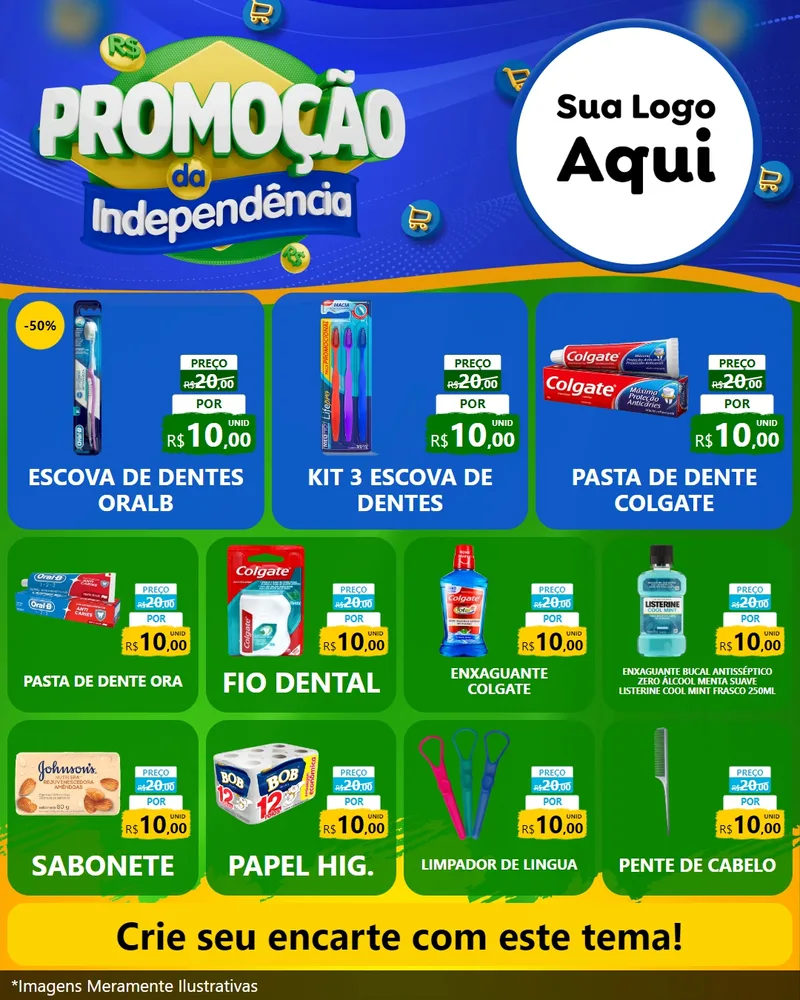 Modelo de Rede Social para Feed Instagram com o tema Promoção da Independência para Higiene Pessoal