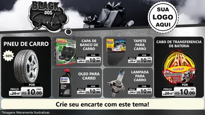 Modelo de TV para TV Horizontal com o tema Black dos Sonhos para Auto peças