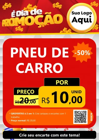Modelo de Cartaz para Cartaz A4 Vertical