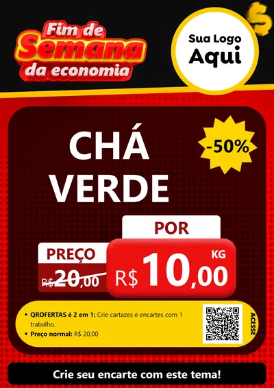 Modelo de Cartaz para Cartaz A4 Vertical
