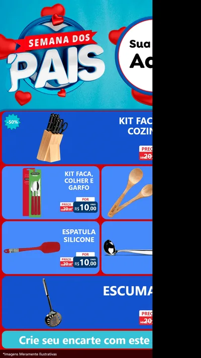 Modelo de TV para TV Vertical com o tema Semana Dos Pais para Utilidades Domésticas