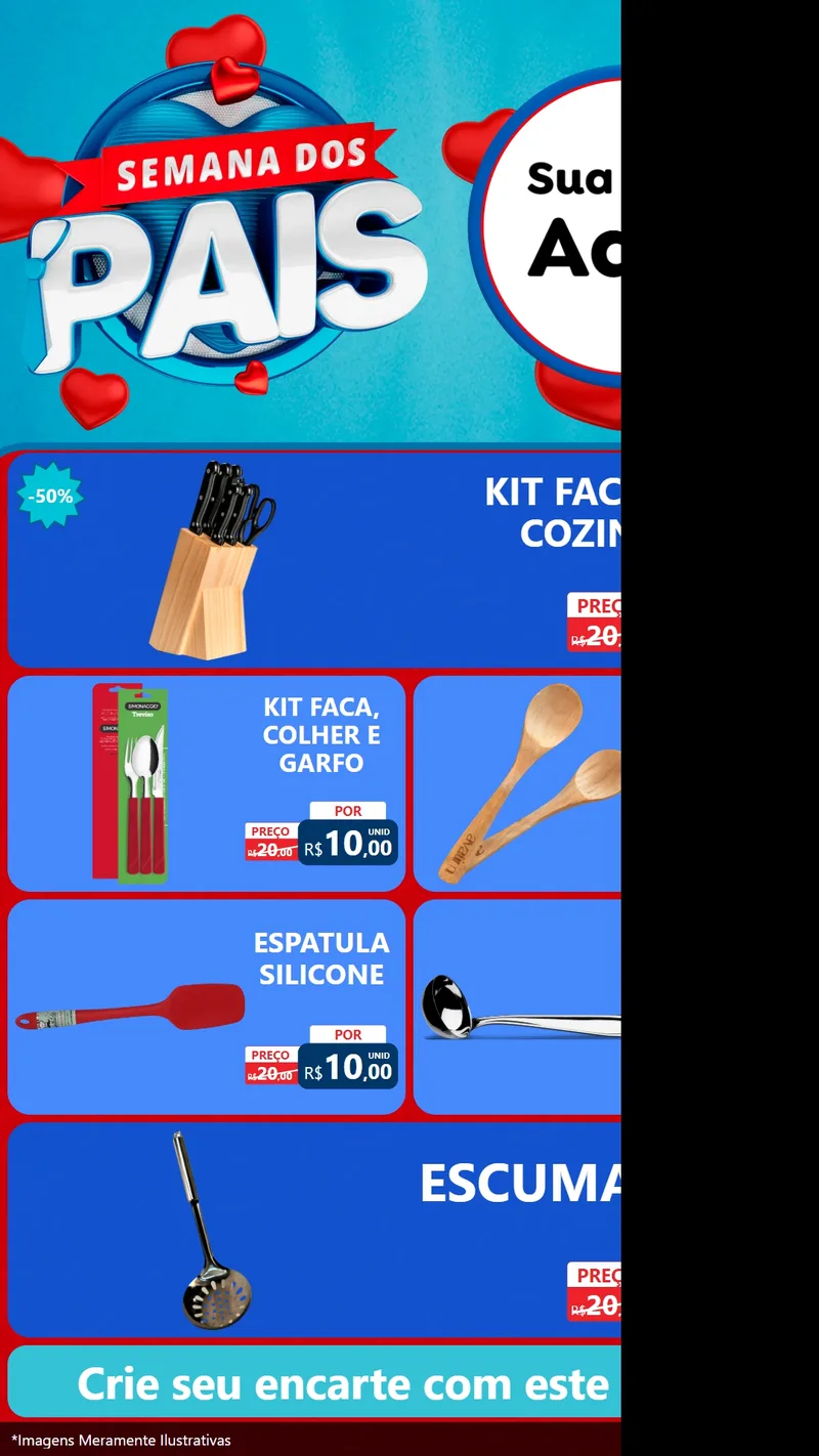 Modelo de TV para TV Vertical com o tema Semana Dos Pais para Utilidades Domésticas