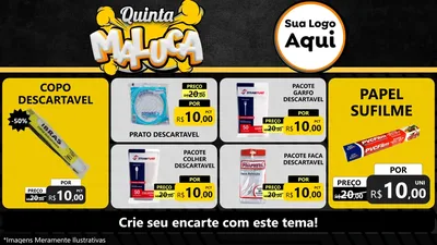 Modelo de TV para TV Horizontal com o tema Quinta Maluca para Embalagens