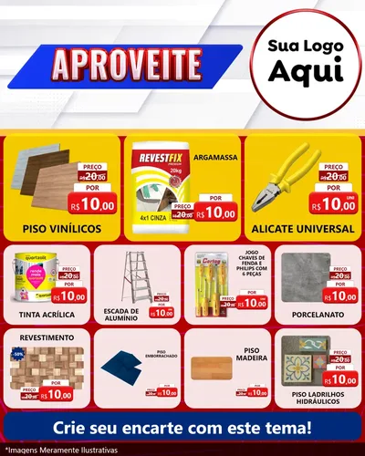 Modelo de Rede Social para Feed Instagram com o tema Aproveite para Material para Construção