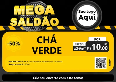 Modelo de Cartaz para Cartaz A4 Horizontal