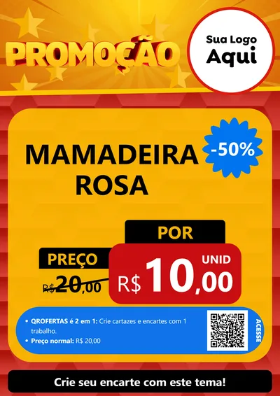 Modelo de Cartaz para Cartaz A4 Vertical com o tema Promoção para Bebês