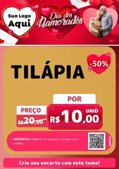 Modelo de Cartaz para Cartaz A4 Vertical
