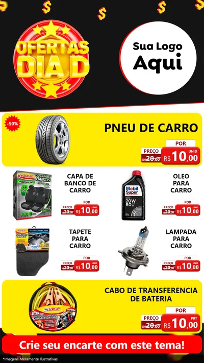 Modelo de TV para TV Vertical com o tema Dia D para Auto peças