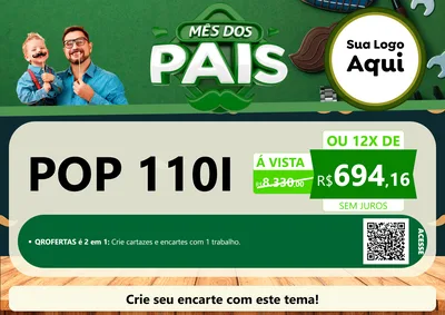 Modelo de Cartaz para Cartaz A4 Horizontal