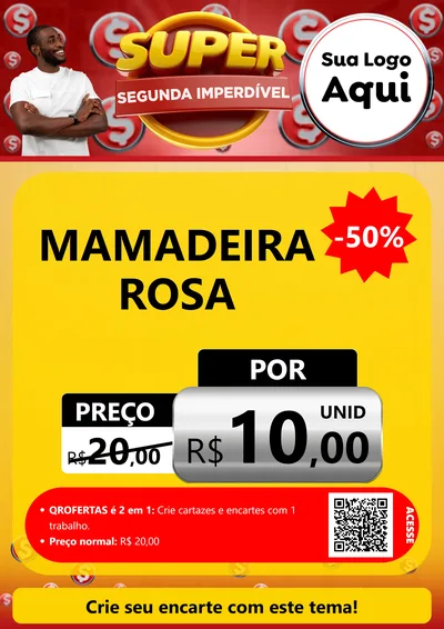 Modelo de Cartaz para Cartaz A4 Vertical com o tema Super Segunda Imperdível para Bebês