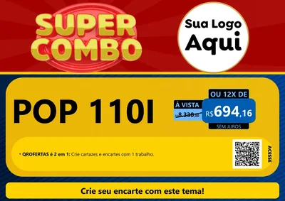Modelo de Cartaz para Cartaz A4 Horizontal