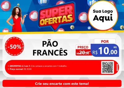 Modelo de Cartaz para Cartaz A4 Horizontal