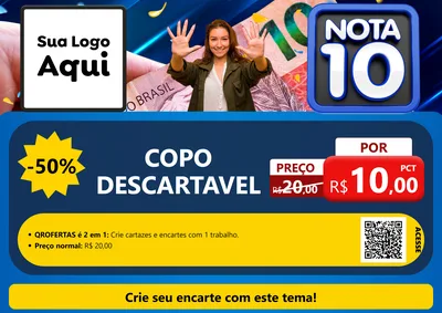 Modelo de Cartaz para Cartaz A4 Horizontal