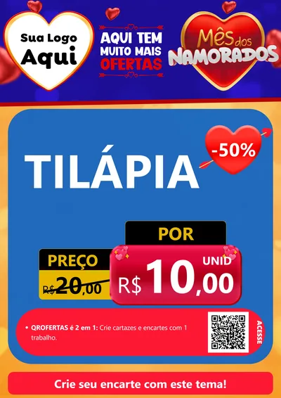 Modelo de Cartaz para Cartaz A4 Vertical