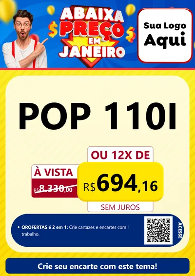 Modelo de Cartaz para Cartaz A4 Vertical