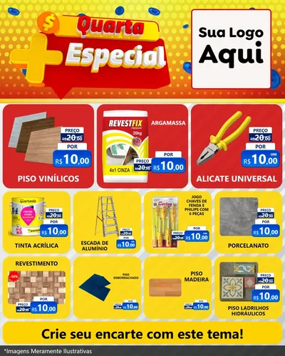 Modelo de Rede Social para Feed Instagram com o tema Quarta Mais Especial para Material para Construção