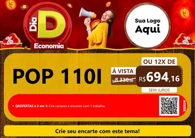 Modelo de Cartaz para Cartaz A4 Horizontal