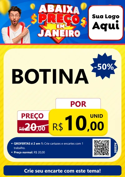 Modelo de Cartaz para Cartaz A4 Vertical