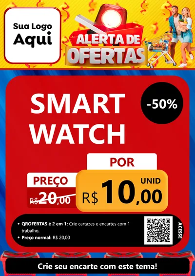 Modelo de Cartaz para Cartaz A4 Vertical