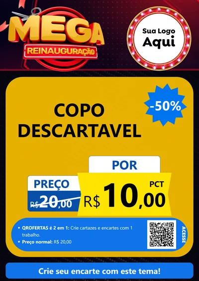 Modelo de Cartaz para Cartaz A4 Vertical