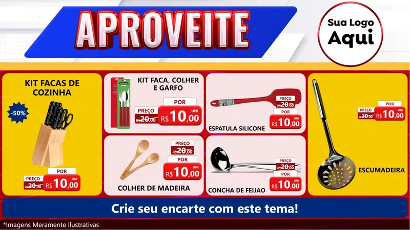 Modelo de TV para TV Horizontal com o tema Aproveite para Utilidades Domésticas